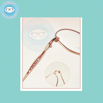 Gọng kính kim loại mã 6191